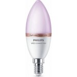Philips WiZ LED candle B37 4.9W/40W E14 RGB 470lm Dim – Hledejceny.cz