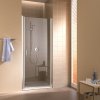 Sprchové kouty Jednokřídlé otvírací dveře Plano Davos Plus Pravé stříbrné/serigrafie 85 x 200 cm