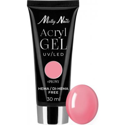 Molly Nails Acryl gel Hema/di-Hema free Peony 30 ml – Zboží Mobilmania
