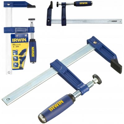 Svěrka ocelová PRO S 80 x 200 mm hloubka upnutí 80 mm rameno 25 x 6 mm šroubová Irwin 10503564 – Zboží Dáma