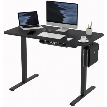 Flexispot Elektrický výškově nastavitelný stůl FLEXISPOT Desk Basic Plus(E150), elektrický výškově nastavitelný stůl Basic Plus, 2násobný teleskop(černý)