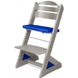 Jitro rostoucí židle Plus Šedá Modrý klín + modrý