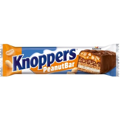 Knoppers PeanutBar čokoládová tyčinka s arašídy 40 g – Zbozi.Blesk.cz