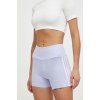 Dámské šortky adidas kraťasy Originals dámské s aplikací high waist IR5499 fialová