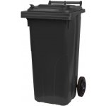 J.A.D. TOOLS popelnice 120 l černá plastová – Zboží Mobilmania
