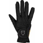 EQUESTRO Rukavice Glitter Logo dámské černé – Zboží Dáma