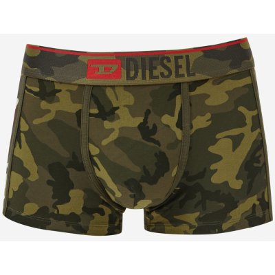 Diesel pánské maskáčové boxerky damien zelené