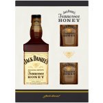 Jack Daniel's Honey 35% 0,7 l (dárkové balení 2 sklenice) – Hledejceny.cz