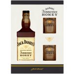 Jack Daniel's Honey 35% 0,7 l (dárkové balení 2 sklenice) – Zboží Dáma