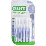 GUM Trav-Ler mezizubní kartáčky s chlorhexidinem cylindrický 0,6 mm 6 ks – Sleviste.cz