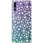 Pouzdro iSaprio - Football pattern Huawei P20 Lite bílé – Zboží Mobilmania