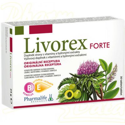Pharmalife Livorex Forte 30 tablet – Hledejceny.cz