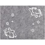 Mybesthome Prostírání Natale III. šedá 30x40cm – Zboží Dáma