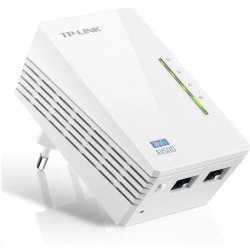 TP-Link TL-WPA4220 WiFi4 powerline adaptér repeater (N300, AV600,2x100Mb/s,HomePlug AV2) - TL-WPA4220