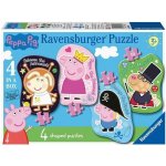 RAVENSBURGER Prasátko Peppa 4v1 4,6,8,10 dílků – Hledejceny.cz