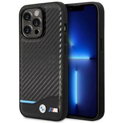 Pouzdro BMW iPhone 14 Pro Max Leather Carbon černé – Zbozi.Blesk.cz