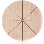 BANQUET Prkénko krájecí dřevěné na pizzu BRILLANTE 32 x 1,5 cm – Zboží Mobilmania