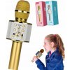 Karaoke Multimediální karaoke mikrofon HOCO Cool Sound KTV BK3 zlatý