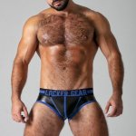 Slipy Locker Gear LK0522 Full Access Brief modré S, pánské slipy se zipem vzadu – Zboží Dáma