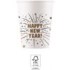 Jednorázové nádobí Procos Papírové kelímky Happy New Year ohňostroj”, 200 ml