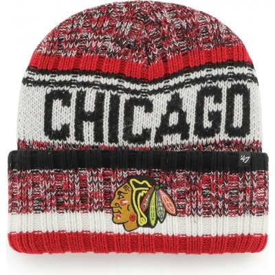 47 Brand pánská Zimní čepice Chicago Blackhawks Quick Route '47 Cuff Knit – Hledejceny.cz