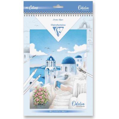 Clairefontaine Odelia Cities, umělecké antistresové omalovánky, Emmanuelle Colin – Zboží Dáma