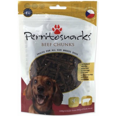 Perrito hovězí kousky 100 g – Zboží Dáma