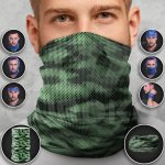 multifunkční šátek tmavě zelený maskáč Euroko 9415 – Zboží Mobilmania