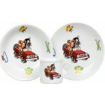 THUN 1794 Dětská jídelní souprava KRTEK-auto porcelán 3 dílná – Zboží Dáma