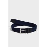 Gant opasek ELASTIC BRAIDED belt modrá – Zboží Mobilmania