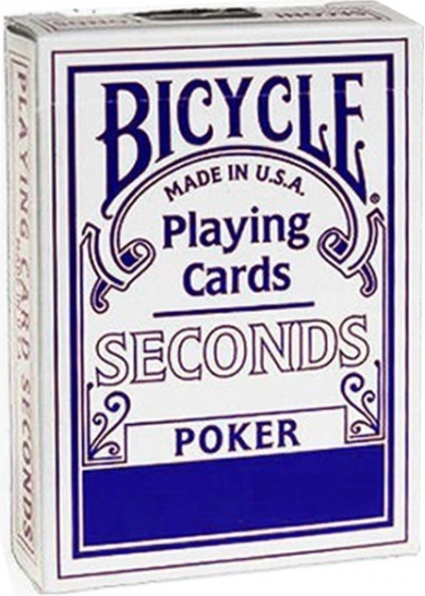 Bicycle Seconds playing cards: Modrá