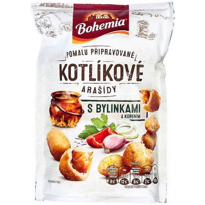 Bohemia Kotlíkové arašídy s bylinkami a kořením 150 g