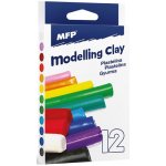 MFP Paper modelovací hmota 12 ks barev 200g – Zbozi.Blesk.cz