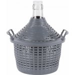 Demižon skleněný 5l Cada v plastovém koši – Zboží Dáma