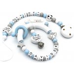 HappyKidsPraha Set Klip na dudlík a Chrastítko OCTAVIUS – Zboží Mobilmania