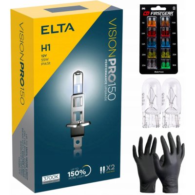 Elta 12V H1 55W P14,5s VisionPro +150%, 2 ks – Hledejceny.cz