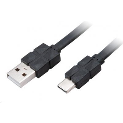 Akasa AK-CBUB43-03BK USB 2.0 Type-C na Type-A, 30cm – Zbozi.Blesk.cz