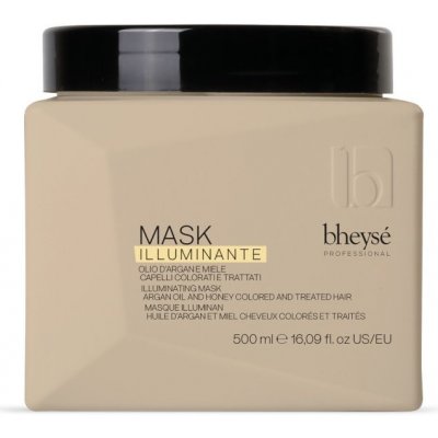 Bheysé Professional Illuminante Mask maska s arganem pro barvené vlasy 500 ml – Zbozi.Blesk.cz