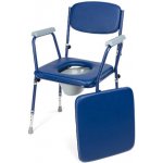 Timago Toaletní křeslo výškově nastavitelné BLUE skládací – Zboží Dáma