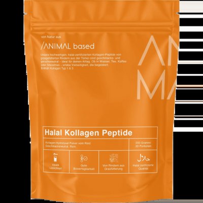 Animal Based Halal kolagen hydrolyzát 200 g – Hledejceny.cz
