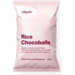 Vilgain Rice Chocoballs BIO Bílá čokoláda s malinou 50 g – Sleviste.cz