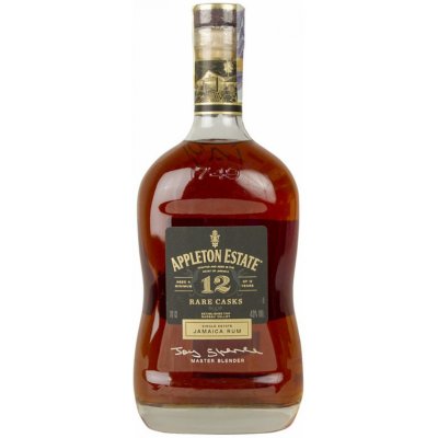 J.Wray and Nephew Ltd. Appleton Estate Rare Casks Jamaica Rum 12y 43% 0,7 l (holá láhev) – Zboží Mobilmania