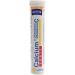 Biotter Calcium s vitamínem C FORTE 20 ks citrón šumivých tablet – Hledejceny.cz