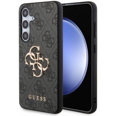 Guess PU 4G Metal Logo Samsung Galaxy S24+ Grey – Zboží Živě