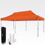 BRIMO Nůžkový stan 3x6 ALU bez stěn Oranžová S. Alu – Zboží Dáma