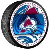 Hokejový puk Inglasco / Sherwood Fanouškovský puk NHL Medallion Blister Colorado Avalanche