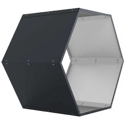 PENTA CZ s.r.o. Přístřešek na dřevo G21 HEX 53 - 92 x 60 cm, antracit – Zboží Dáma