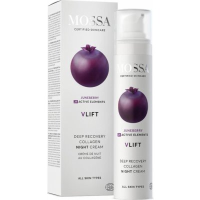 Mossa V-Lift Noční krém pro obnovu kolagenu 50 ml