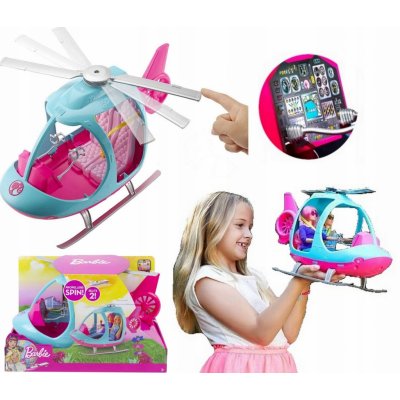 Mattel Barbie Vrtulník s příslušenstvím – Zboží Mobilmania