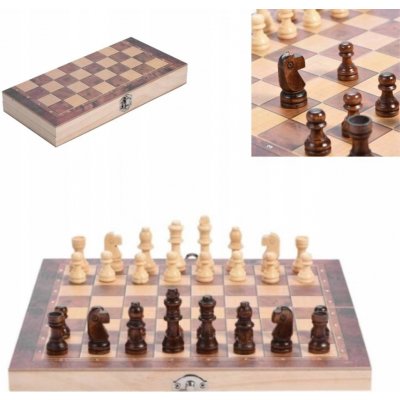 MAGNETICKÉ skládací dřevěné přenosné šachy – Zboží Mobilmania